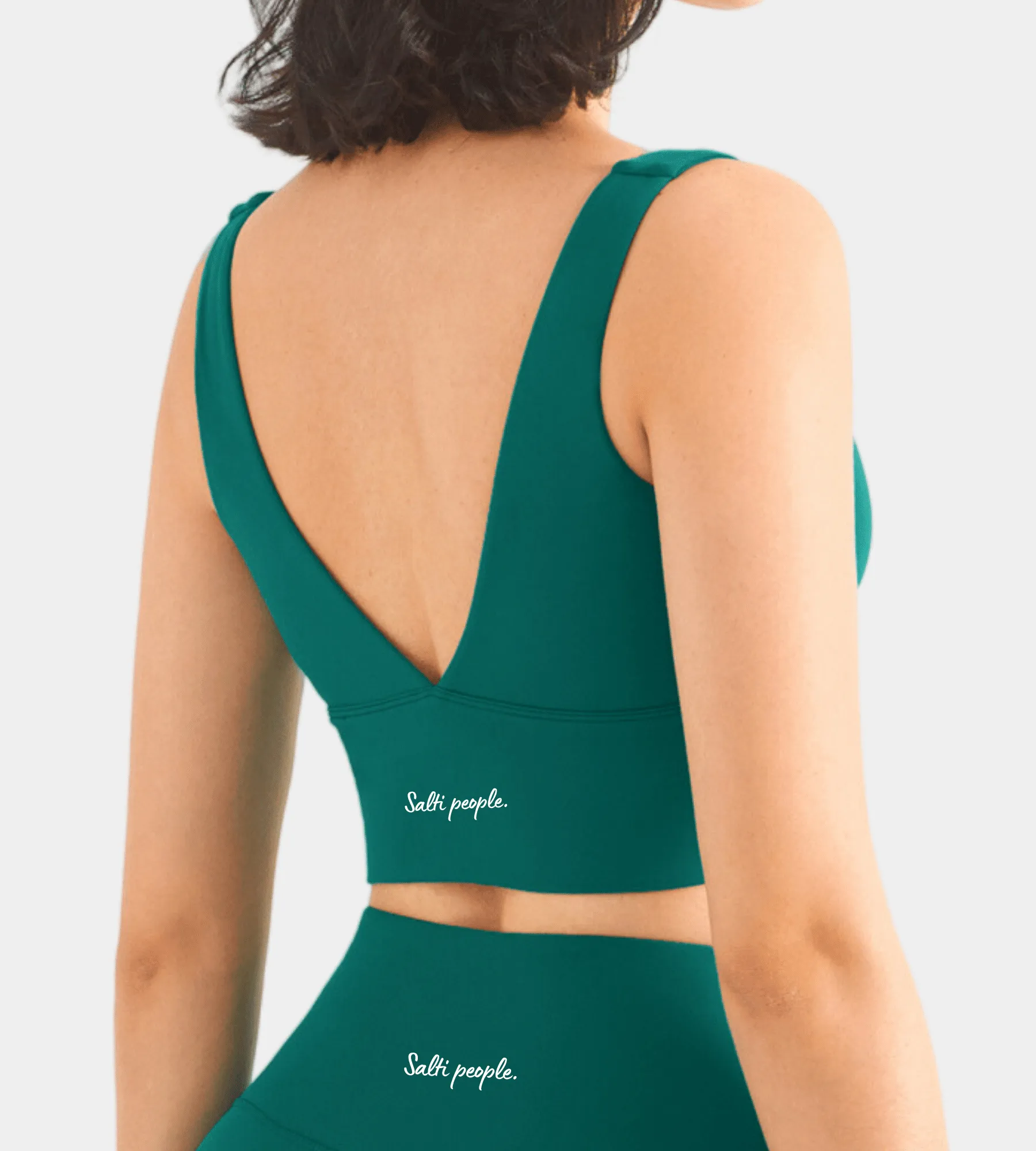 Vera sports bra: Sea Green