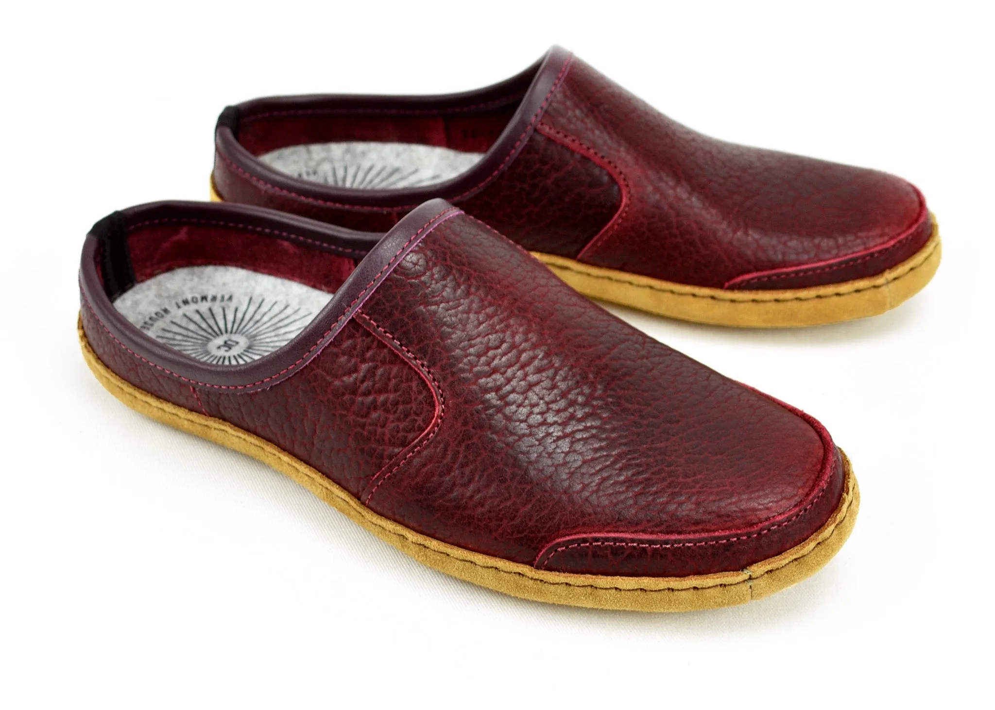 Vermont House Shoes®: Mule - Chili Bison