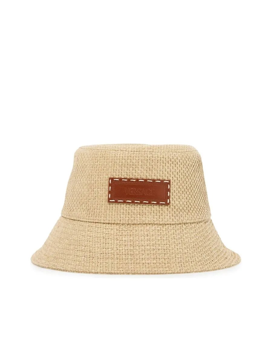 Versace Raffia Bucket Hat