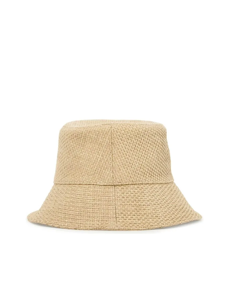 Versace Raffia Bucket Hat