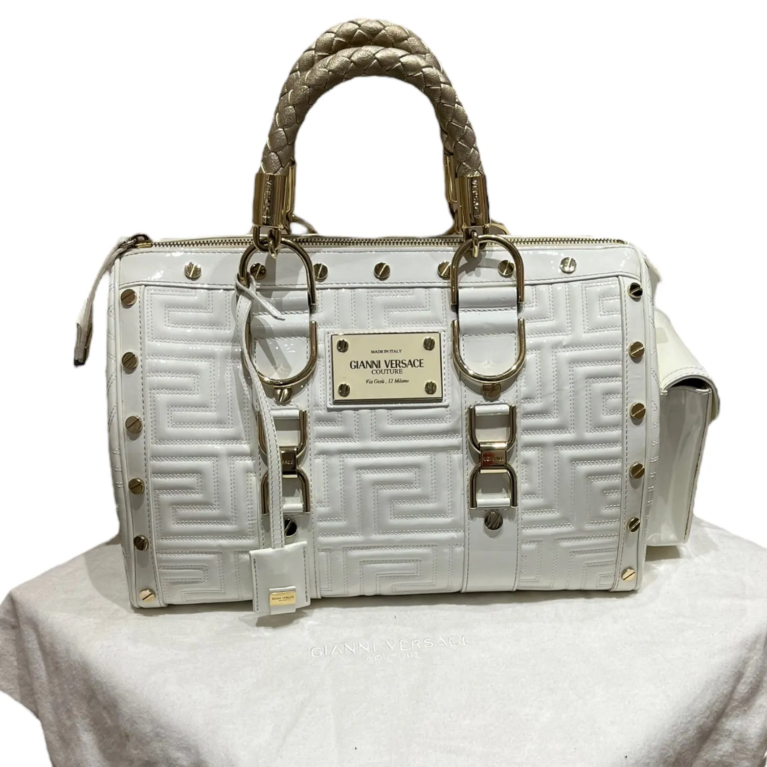 Versace White Bag