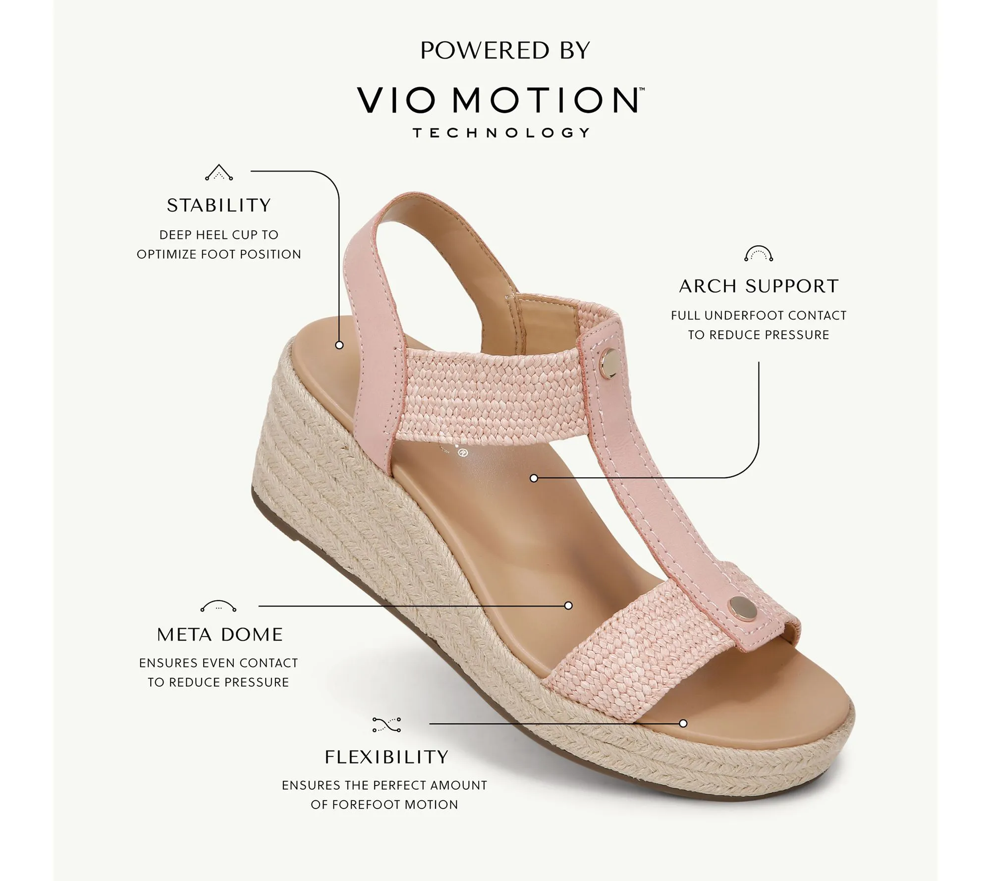 Vionic Leather Stretch Gore Wedges - Calera