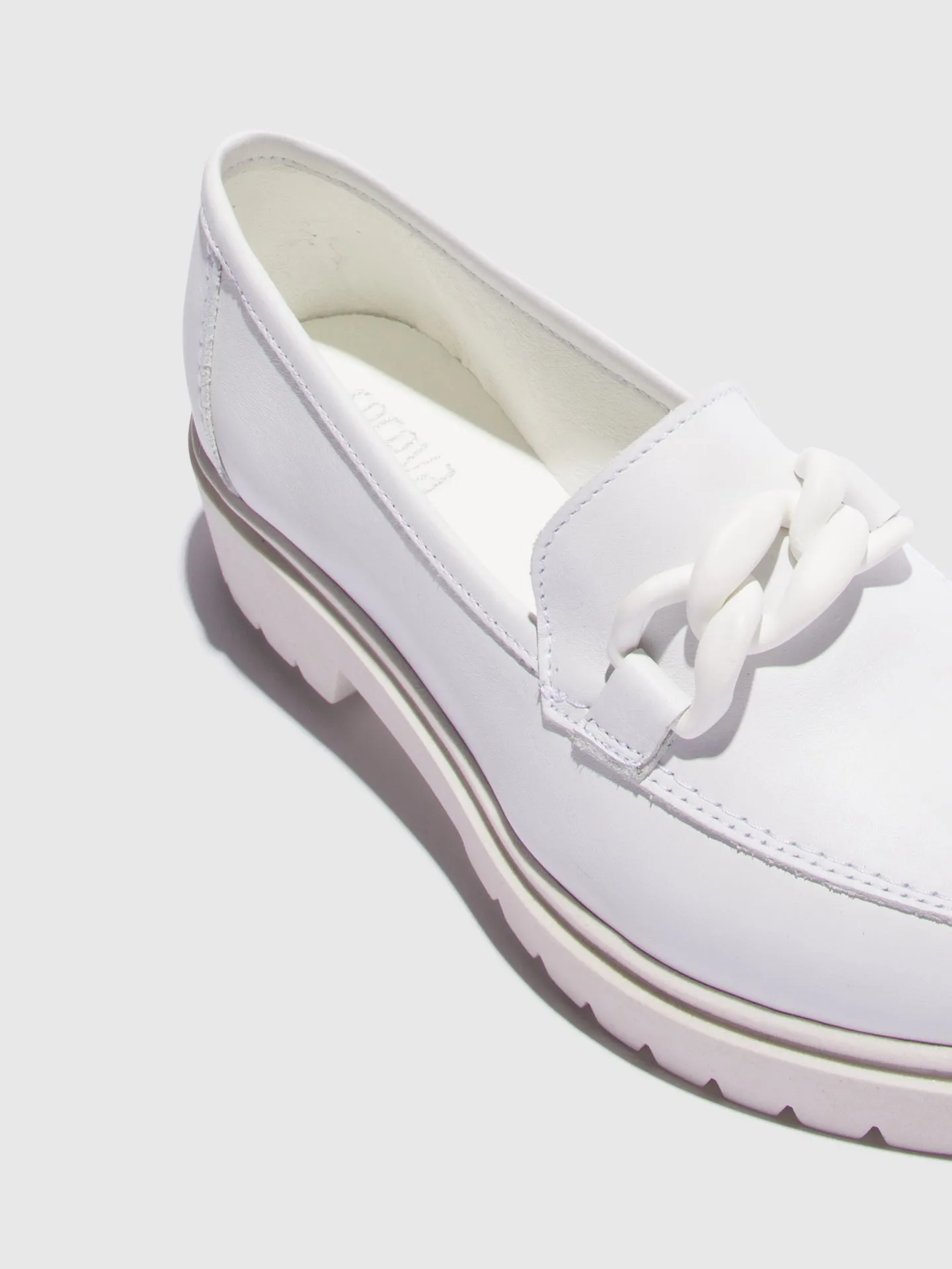 White Round Toe Shoes