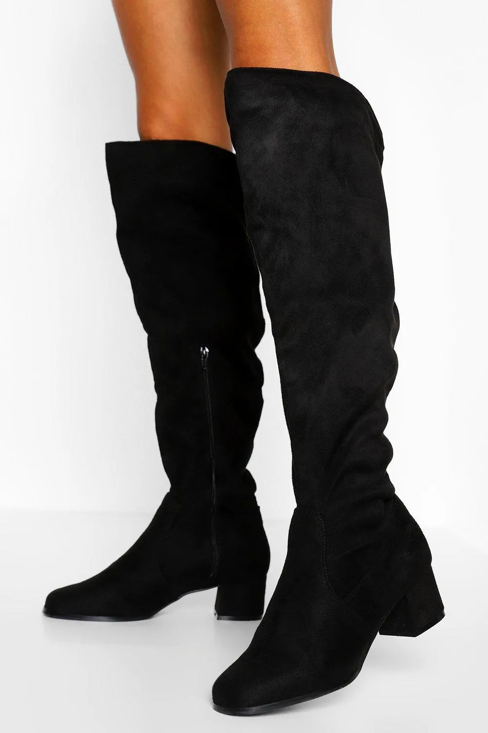 Wider Leg Wide Width Over The Knee High Boots