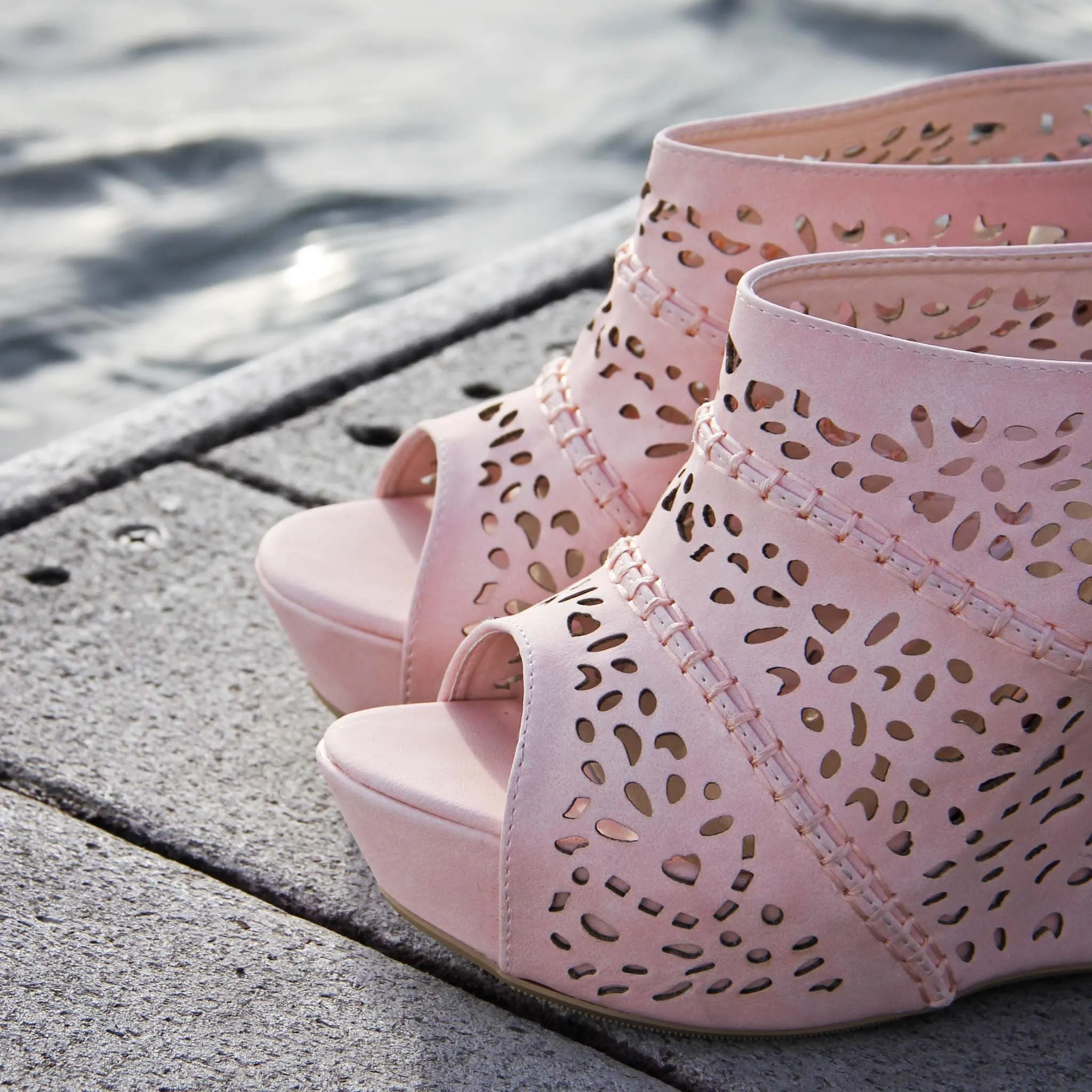 Willow Lace Wedges