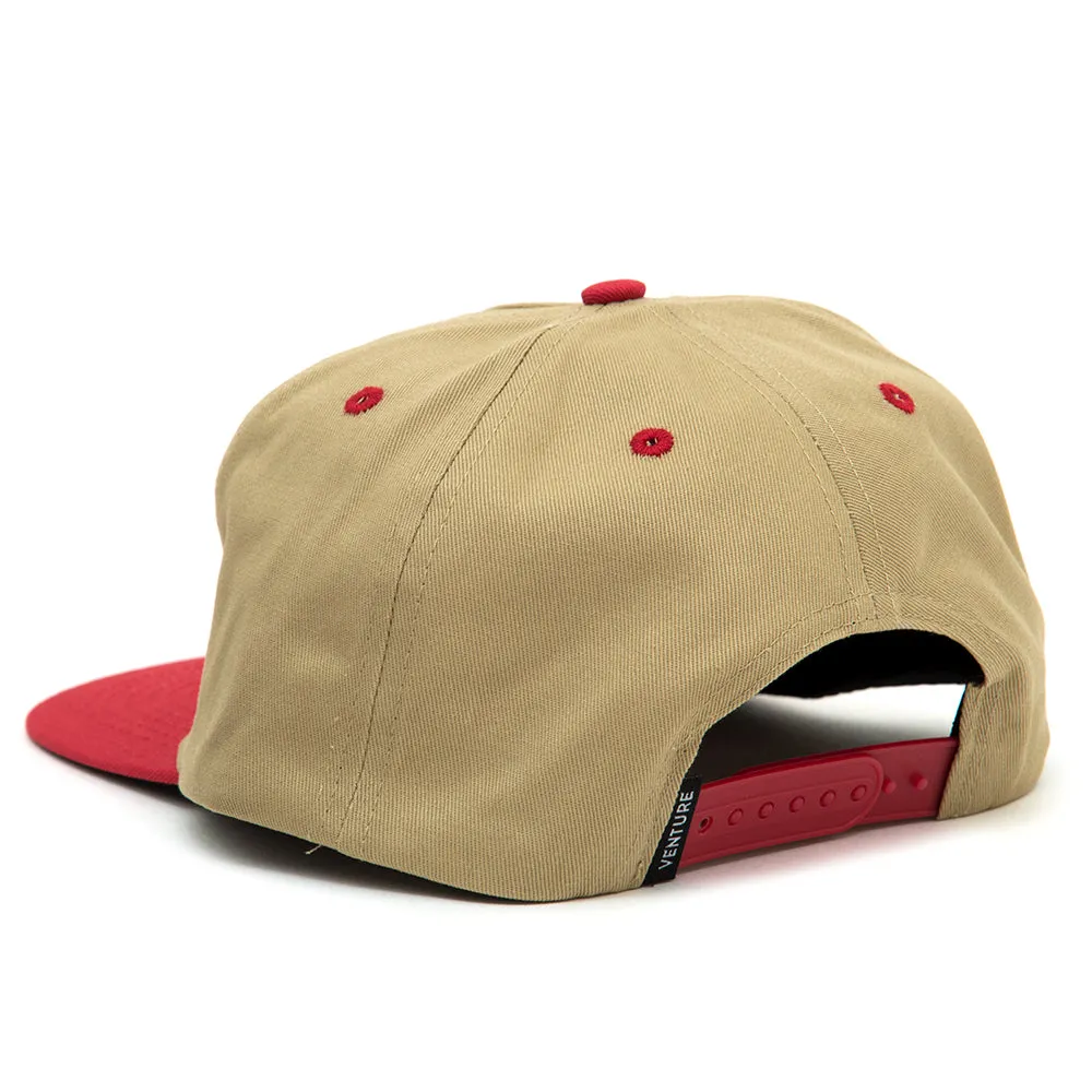 Wings Adj. Snapback Hat (Tan)