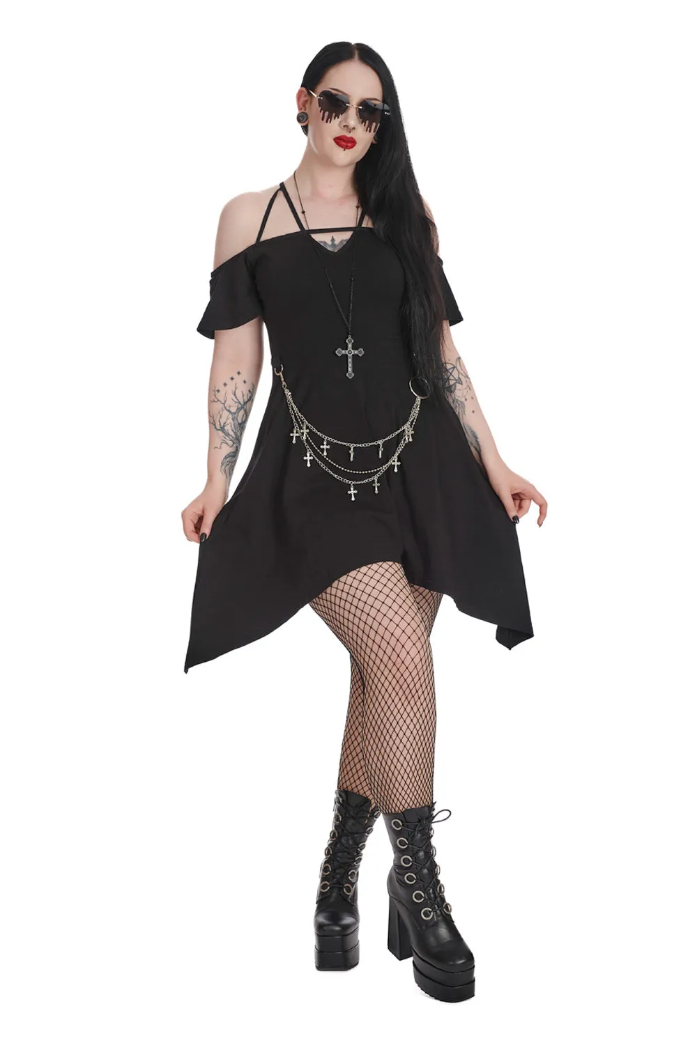 Off the Shoulder Dress - Witch Theme