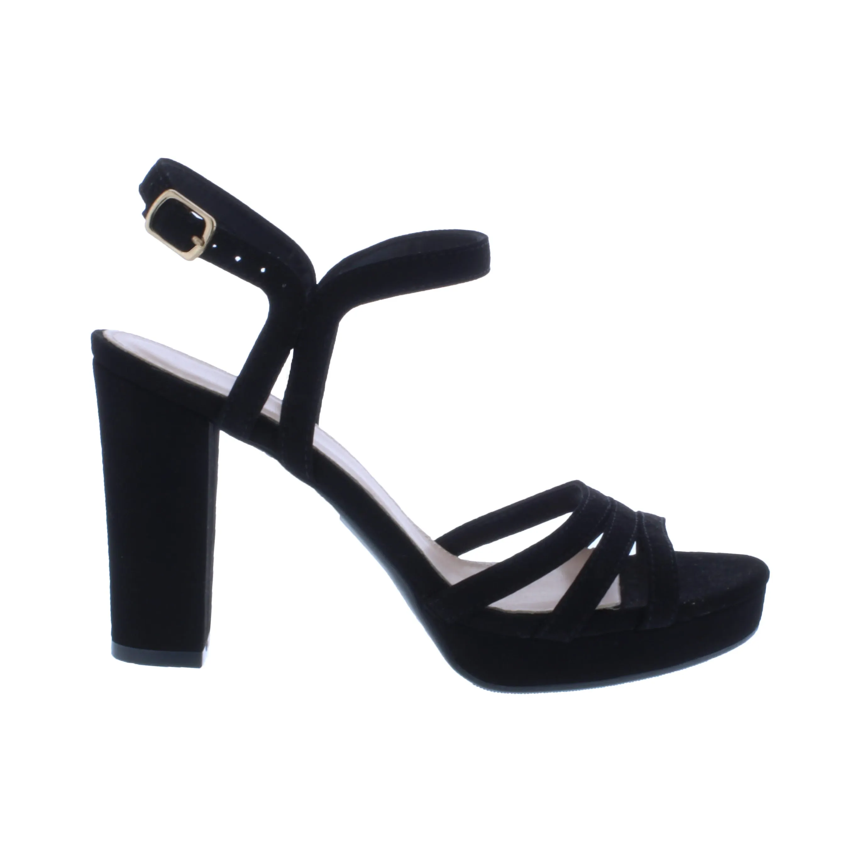 Women 4” Platform Heel with Buckle Closure