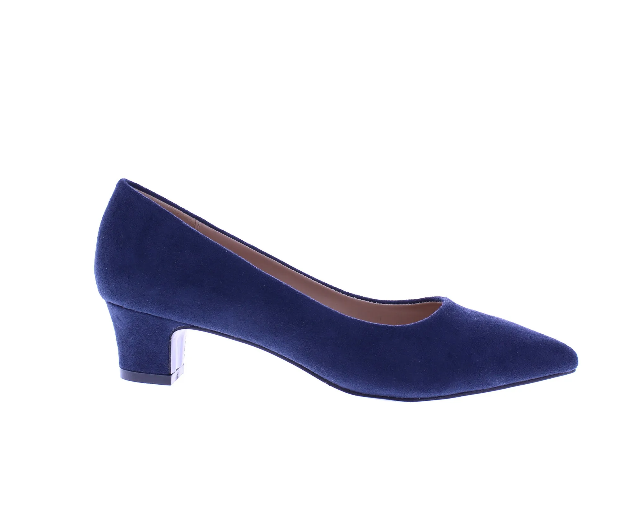 Women Microfiber Low Heel Pump