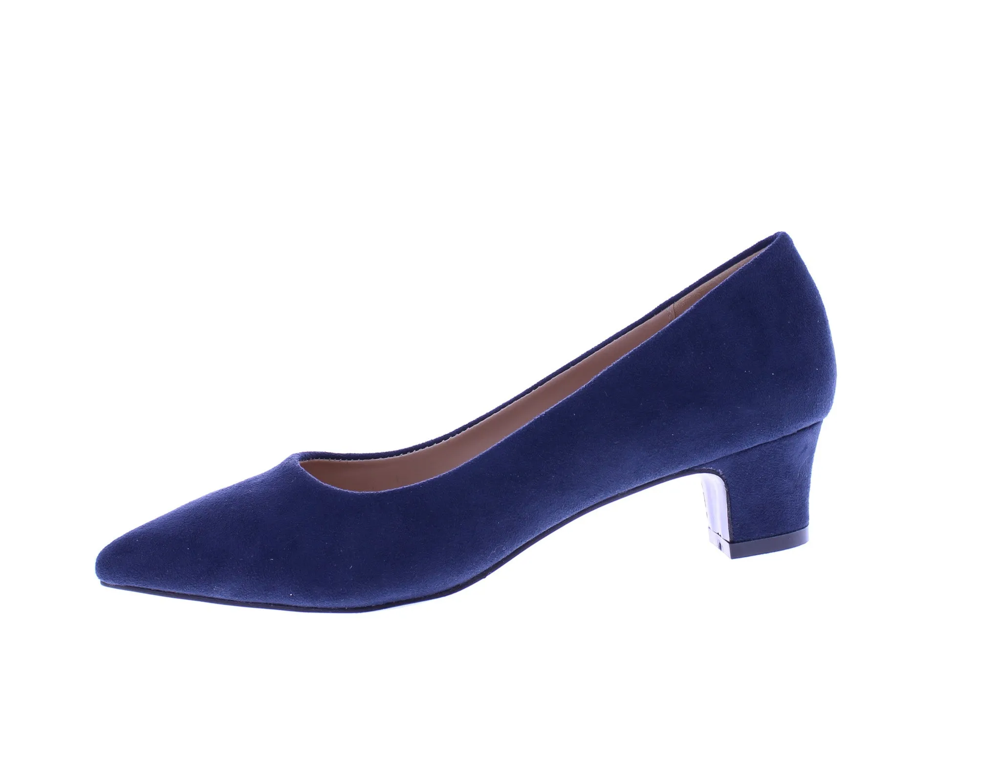 Women Microfiber Low Heel Pump