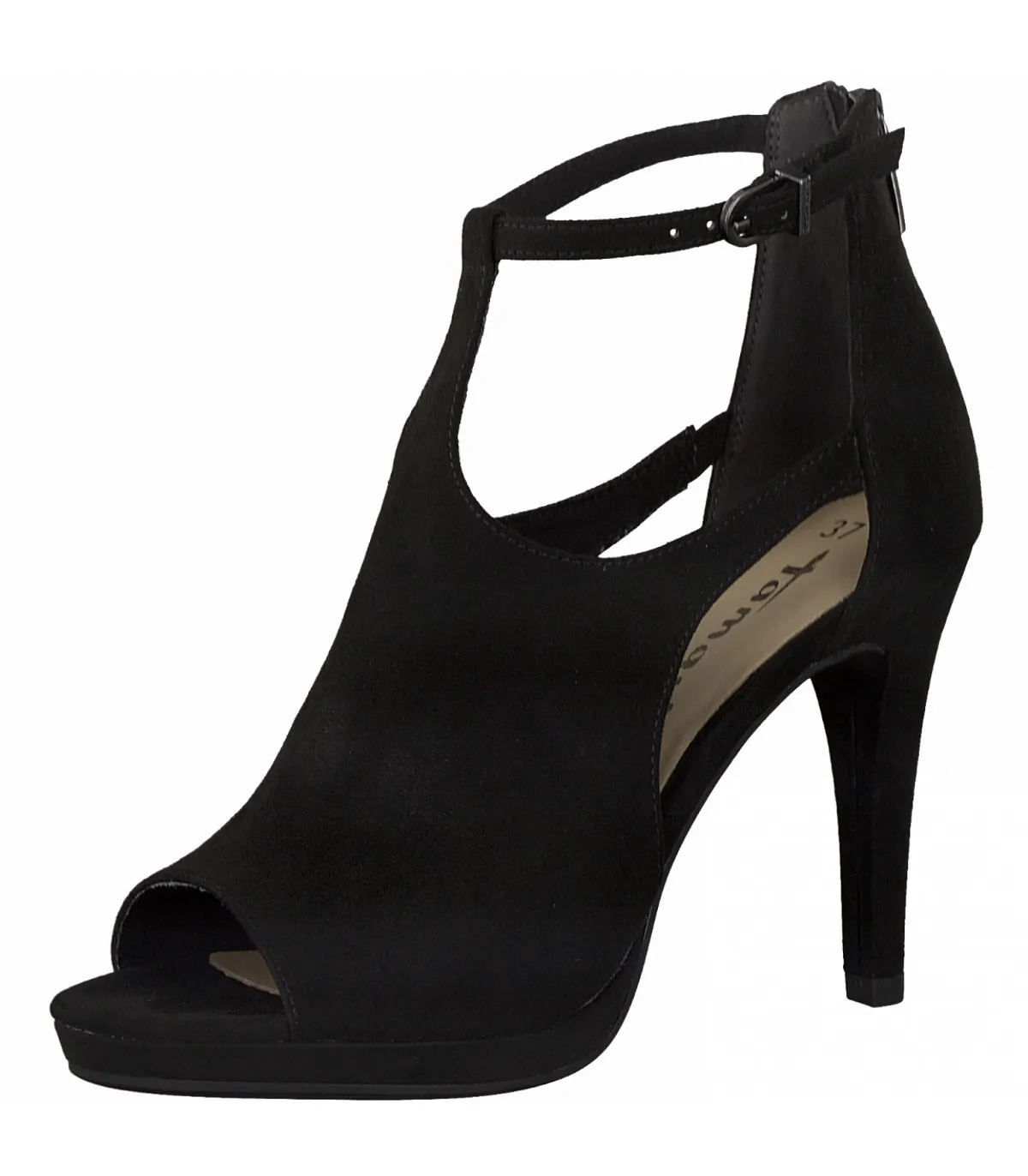 Women's Sandal Tamaris Heel - Black