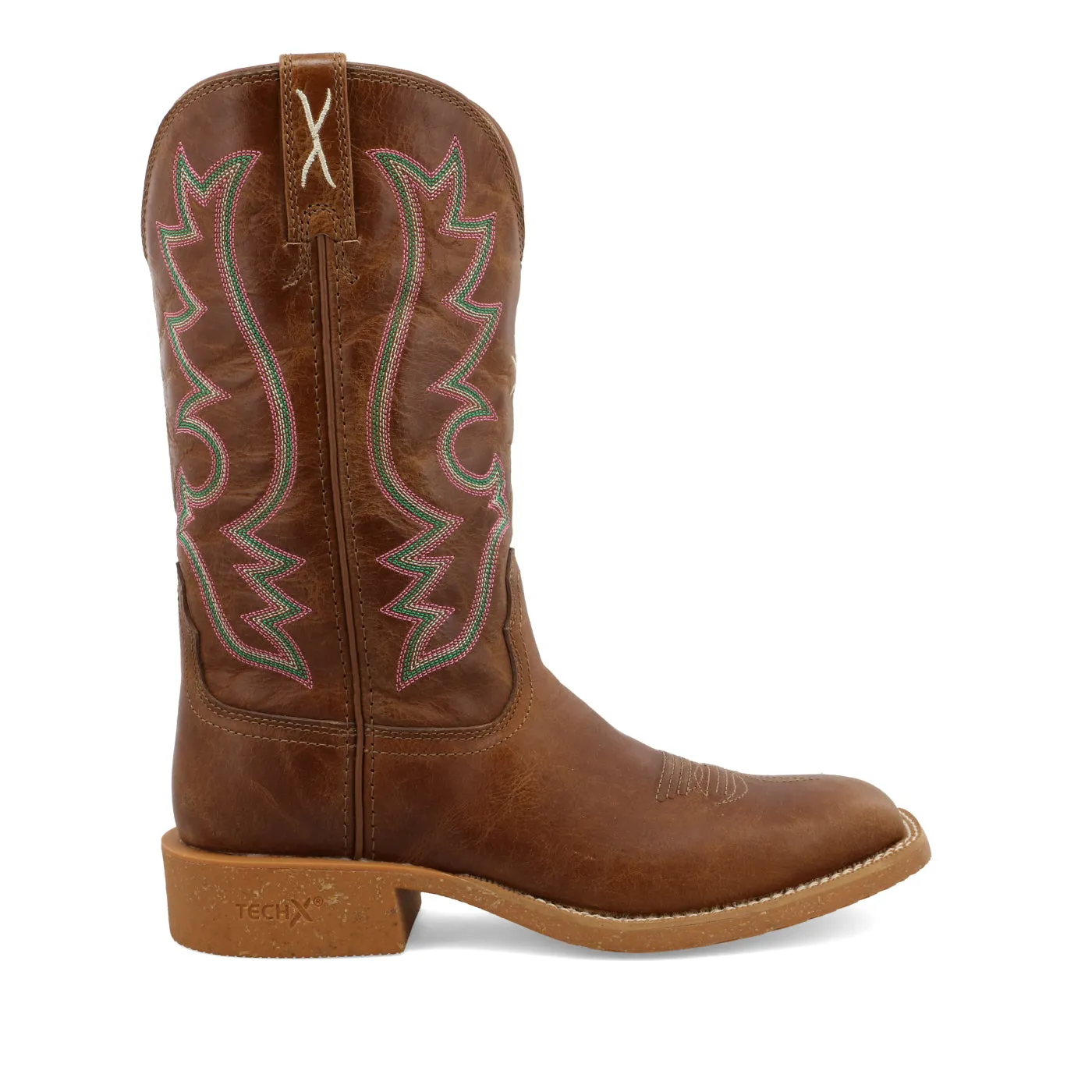 Womens Twisted X 11 Tech X Boot Roasted Pecan Square Toe Western Boot