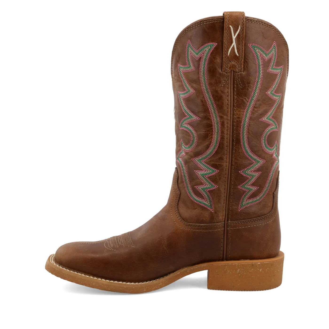 Womens Twisted X 11 Tech X Boot Roasted Pecan Square Toe Western Boot