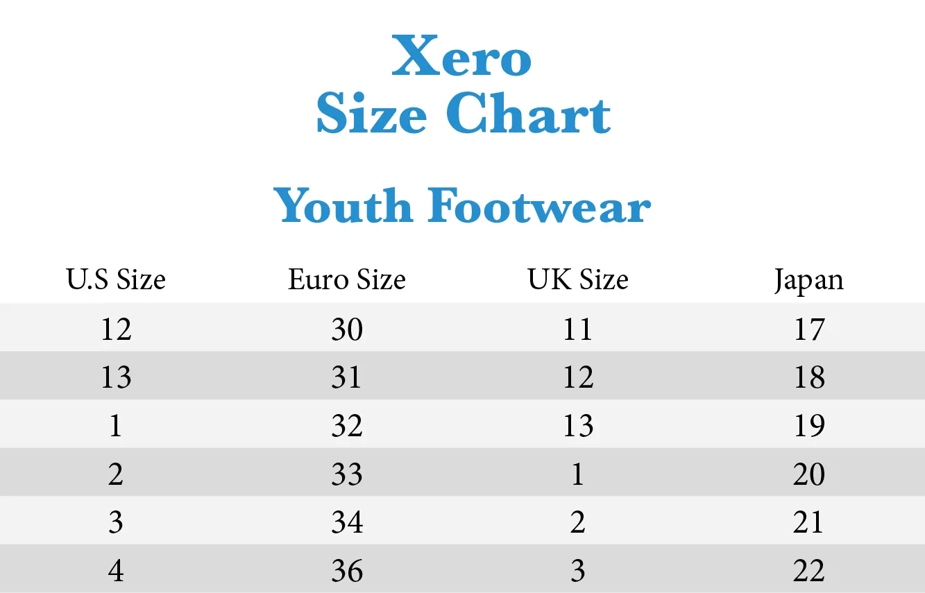 Xero Kids Shoes Prio Black Chunky Platform Slip On Wedges