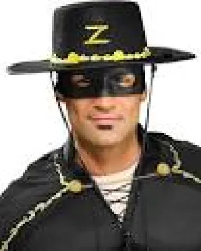 Zorro Hat and Mask Set for Adults 5235